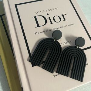 Black Geometric Earrings